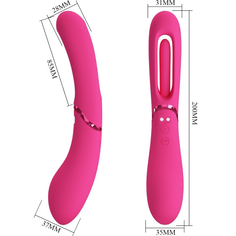 Pretty Love Romance Lexie Vibrator Pink