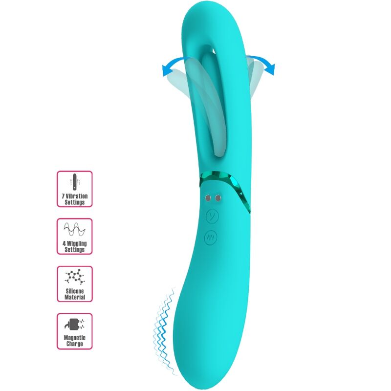 Romance Lexie G-Spot Vibrator 7 Vibrations Blue