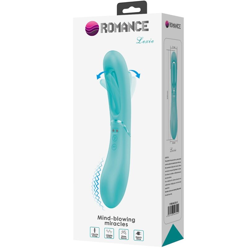Romance Lexie G-Spot Vibrator 7 Vibrations Blue
