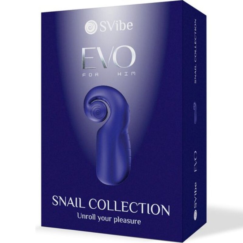 Snail Vibe Evo For Him Male Masturbator Slide Nroll Dark Blue