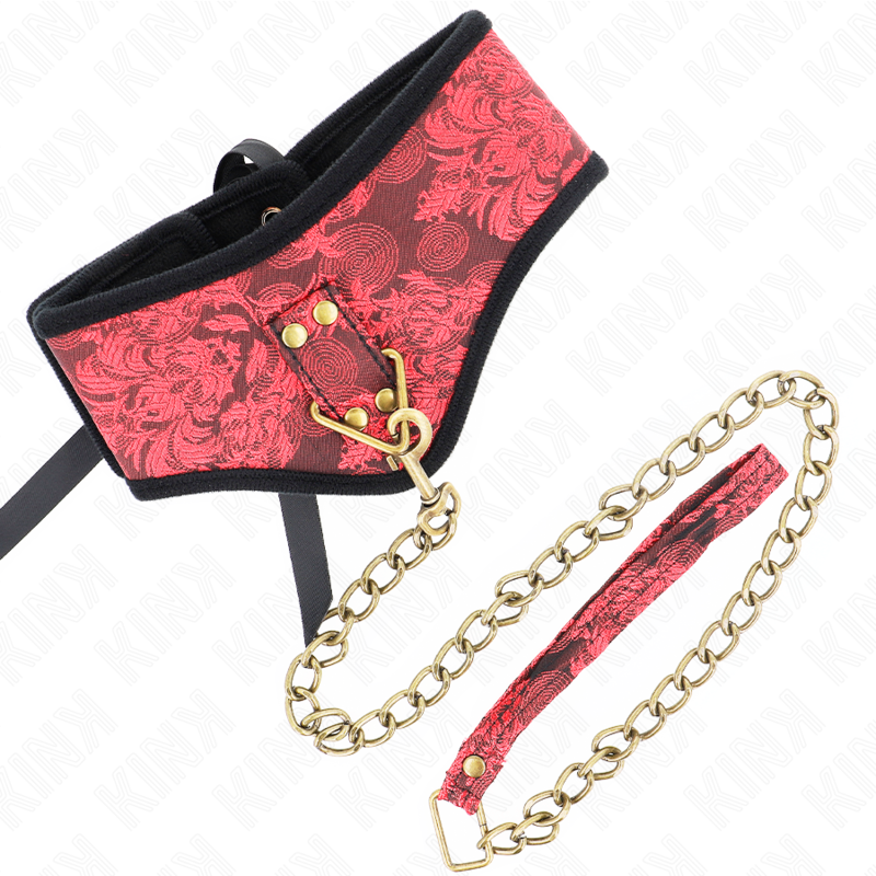 Kink Collar & Gag Kink - Scandal Model Necklace With Lace Strap 75 Cm 44 X 10 Cm