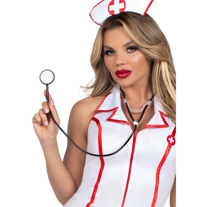 Leg Avenue Costumes Leg Avenue - Head Nurse Costume White M/L