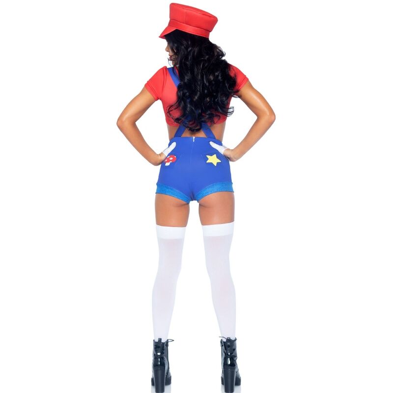 Leg Avenue Costumes Leg Avenue - Sexy Costume Mario Bros Red/Blue S
