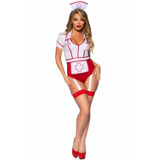 Leg Avenue Costumes Leg Avenue - Sexy Nurse Costume Red/White S