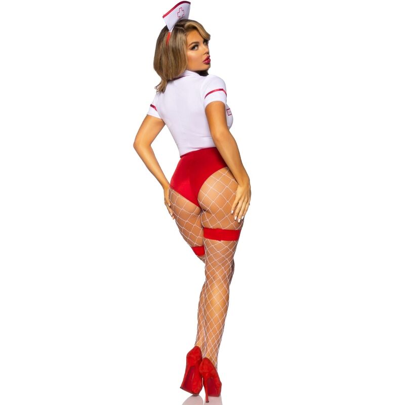 Leg Avenue Costumes Leg Avenue - Sexy Nurse Costume Red/White S