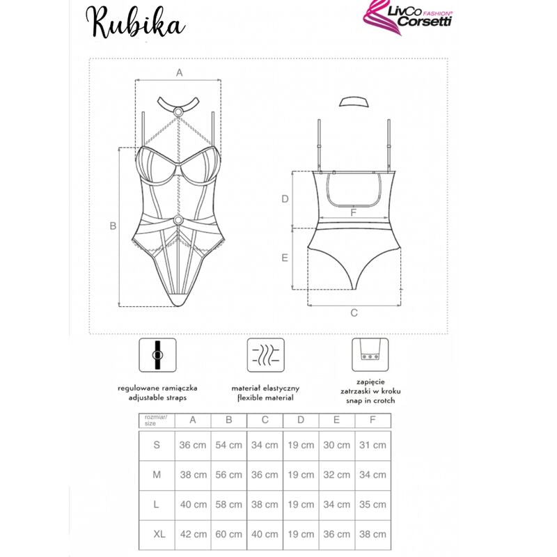 Livco Corsetti Bodies Livco Corsetti Fashion - Rubika Lc Xg079 Body Con Gargantilla Negro S