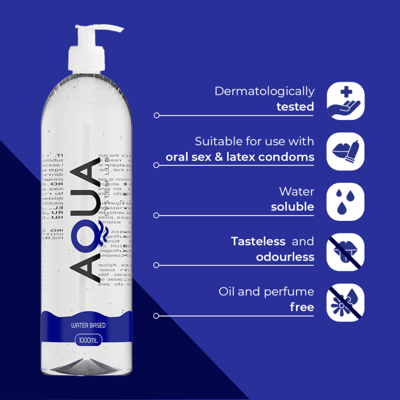 Aqua Quality Water Based Lubricant 1000 Ml