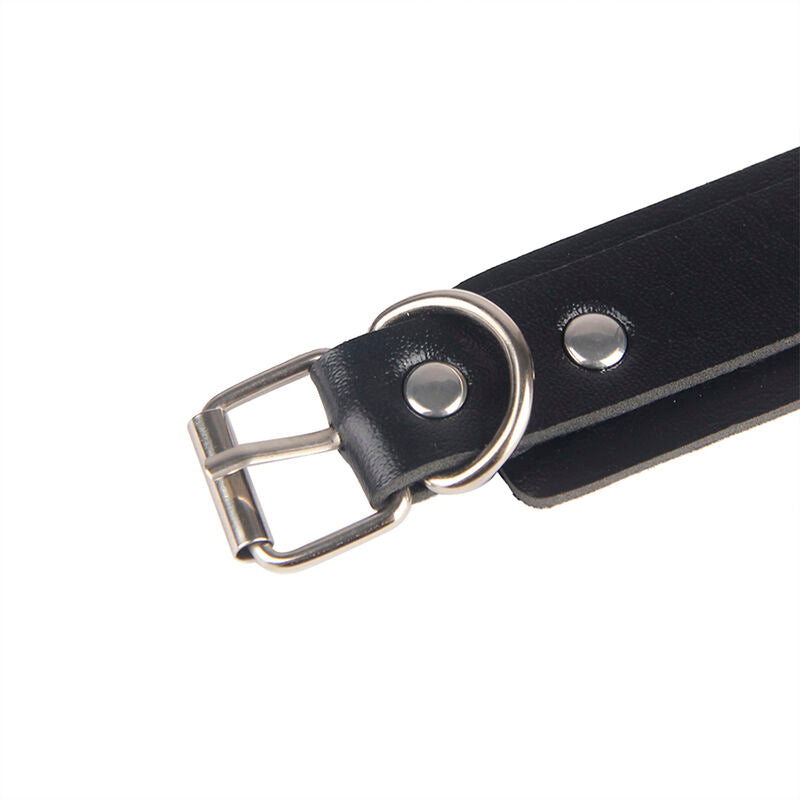 Subblime Fetish Subblime - 953690 Handcuffs With Bondage Belt Black One Size