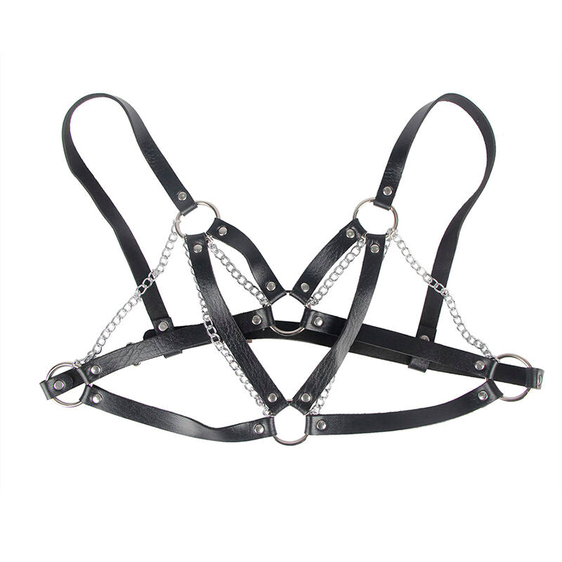 Subblime Fetish Subblime - 953713 Punk Bondage Belt Metal Buckle Black One Size