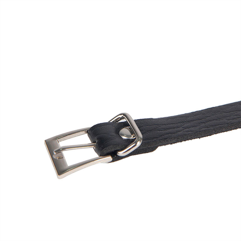 Subblime Fetish Subblime - 953713 Punk Bondage Belt Metal Buckle Black One Size