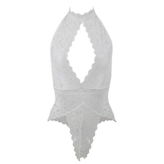 Subblime Bodystockings Subblime - 953867 Lace Bodysuit White L/Xl