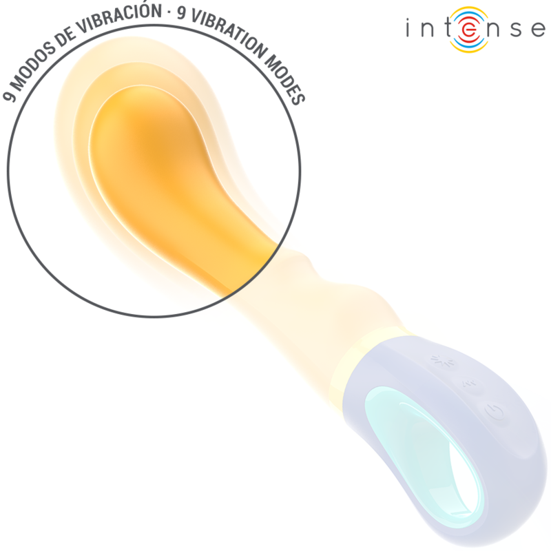 Intense Fun Intense - Shaggy G-Spot Vibrator Yellow