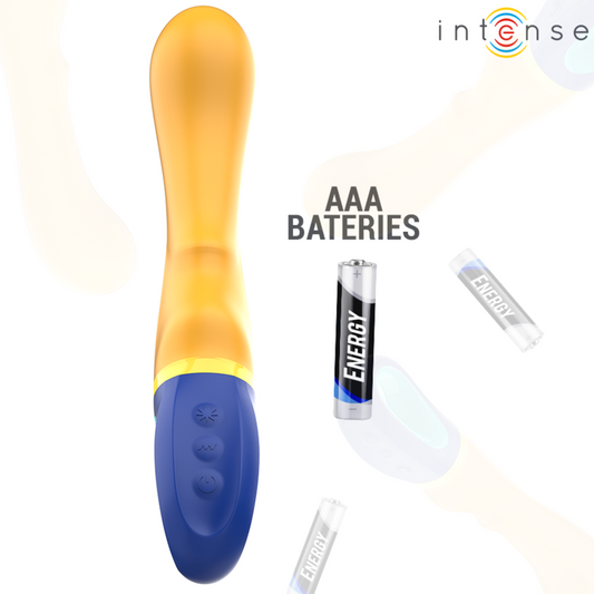 Intense Fun Intense - Shaggy G-Spot Vibrator Yellow