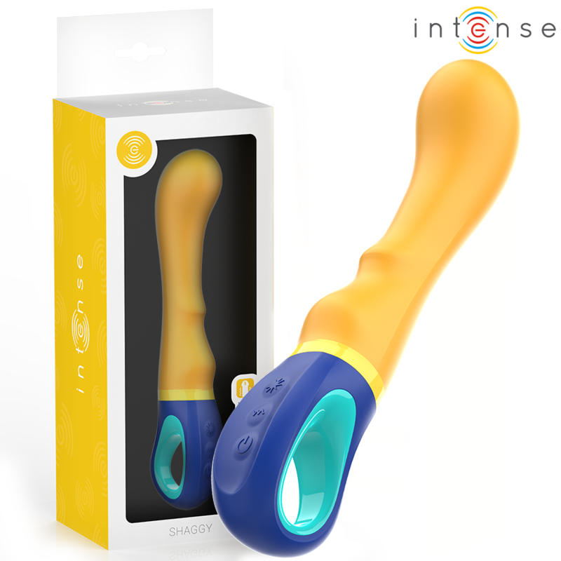 Intense Fun Intense - Shaggy G-Spot Vibrator Yellow