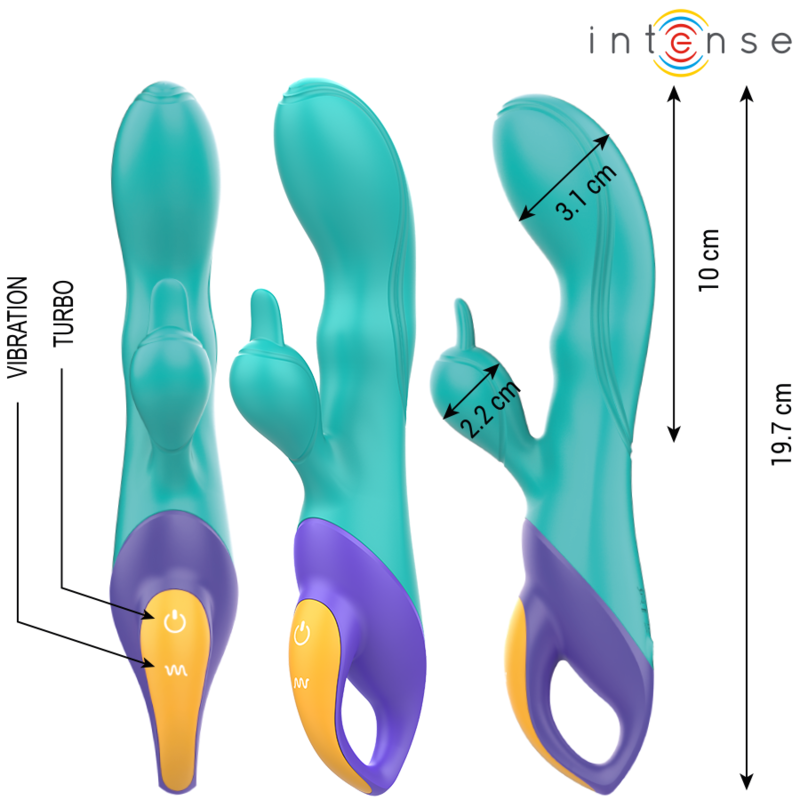 Intense Fun Intense - Fred Rabbit Vibrator Blue
