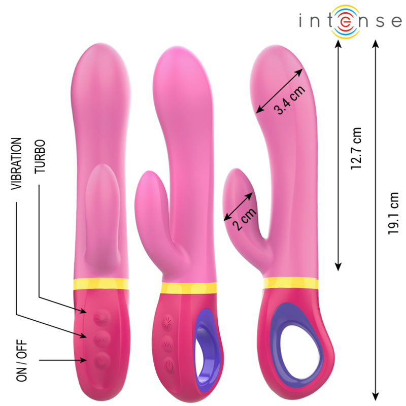 Intense Fun Intense - Daphne Pink Rabbit Vibrator