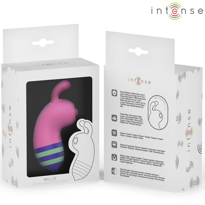 Intense Fun Intense - Willie Stimulator Bee Pink/Green