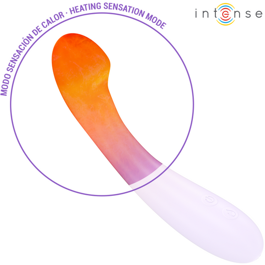 Intense Fun Intense - Becky Vibrator 19 Cm Heatable 7 Vibrations Purple