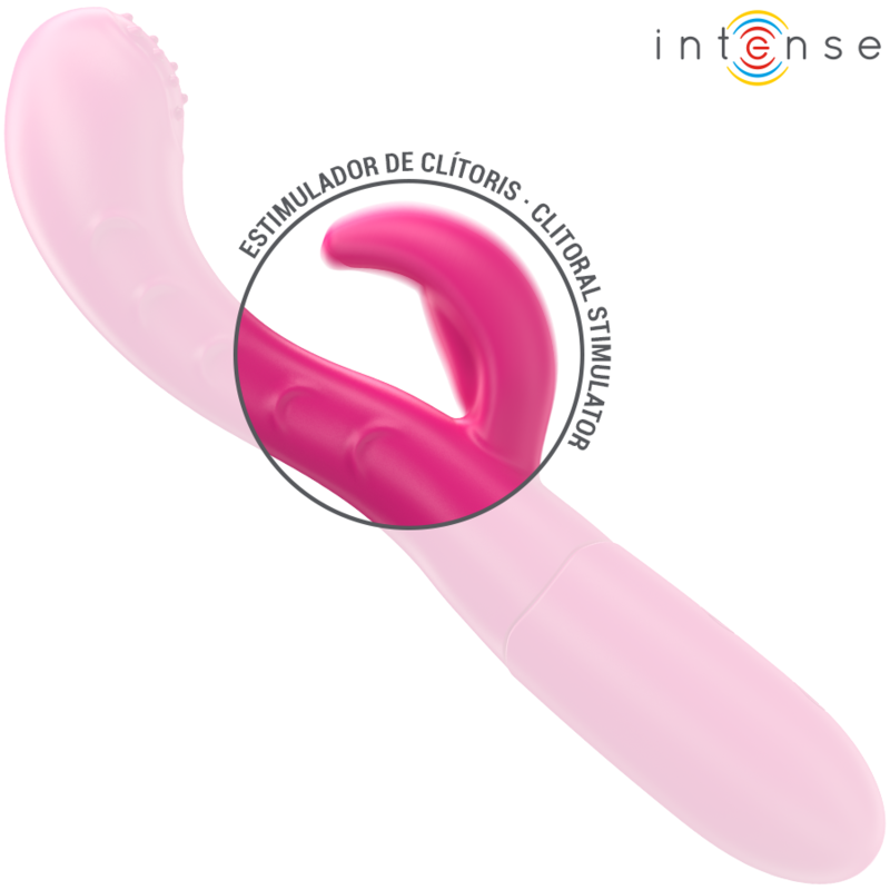 Intense Fun Intense - Amara Vibrator With Stimulating Tongue 10 Vibrations Pink