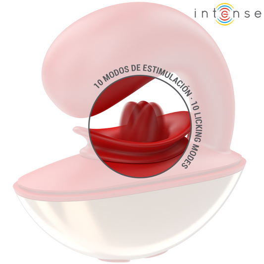 Intense Fun Intense - Mariah Vibrator & Stimulator In U Shape 10 Vibrations Red
