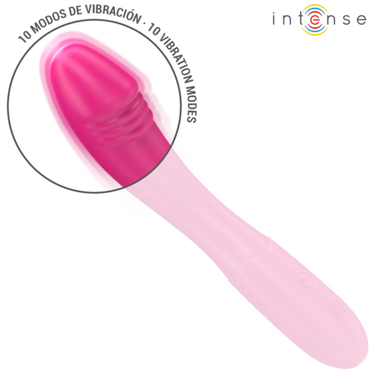 Intense Fun Intense - Belinda Vibrator 19 Cm Flexible 10 Vibrations Pink