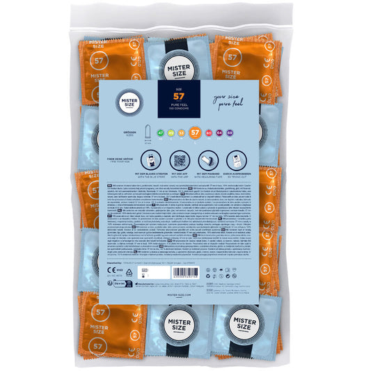 Mister Size Condom Size L 57 Mm (100 Units)