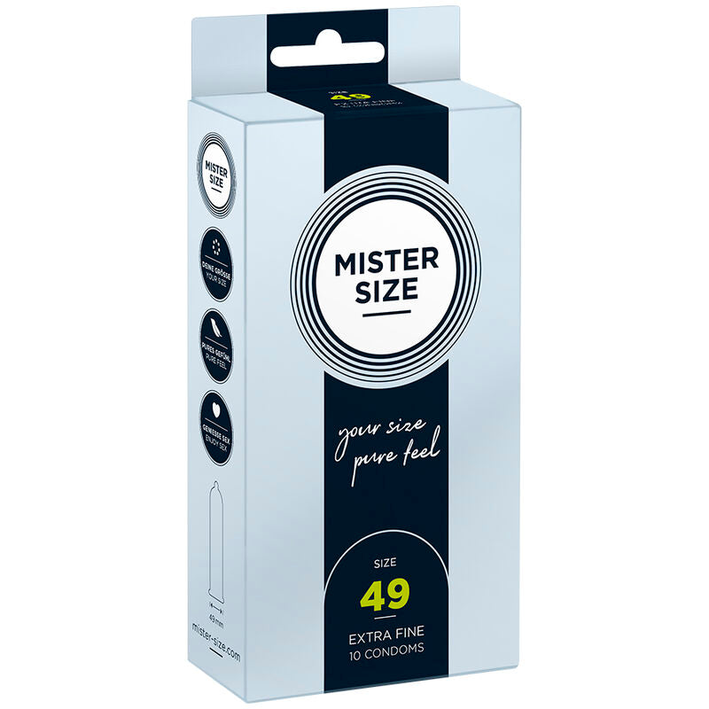 Mister Size Condom Size S 49 Mm (10 Units)