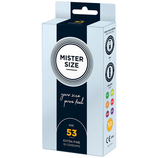 Mister Size Condom Size M 53 Mm (10 Units)