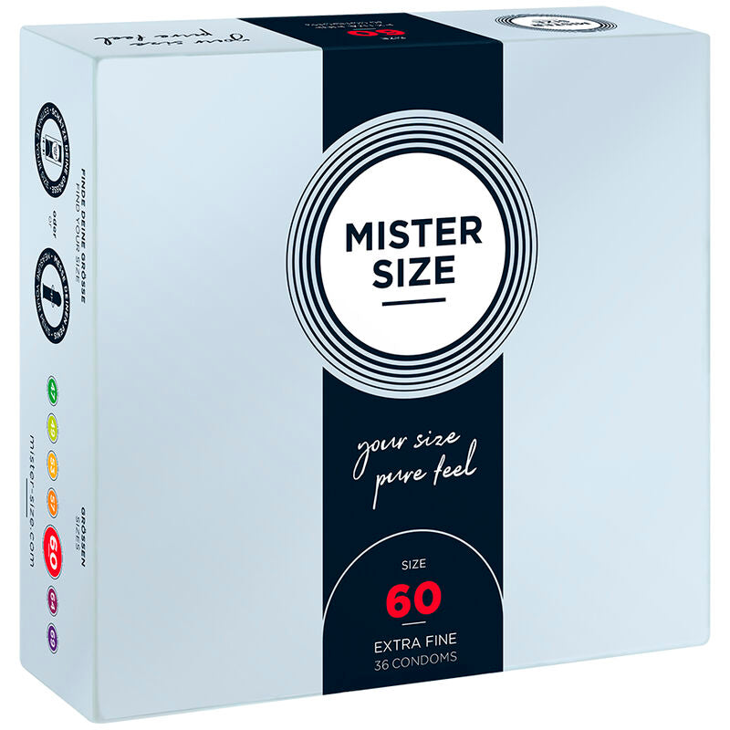 Mister Size Condom Size Xl 60 Mm (36 Units)
