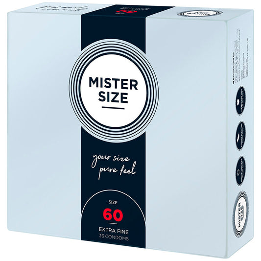 Mister Size Condom Size Xl 60 Mm (36 Units)