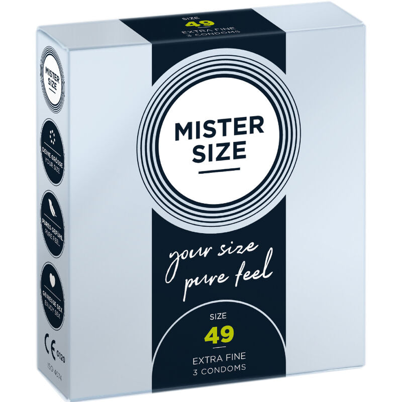 Mister Size Condom Size S 49 Mm (3 Units)