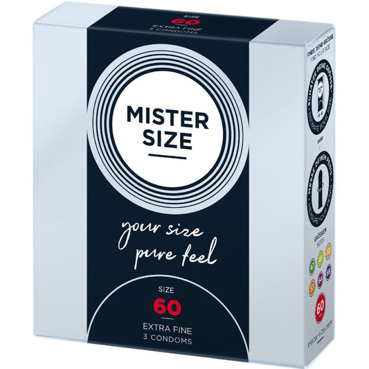 Mister Size Condom Size Xl 60 Mm (3 Units)