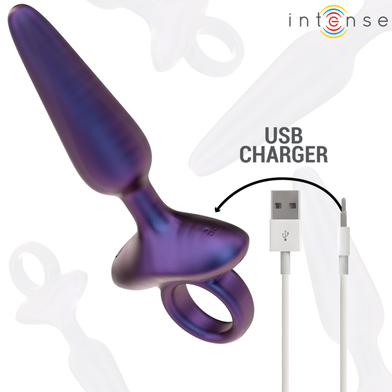 Intense Anal Toys Intense - Marlon Vibrating Anal Plug Model 4 Remote Control