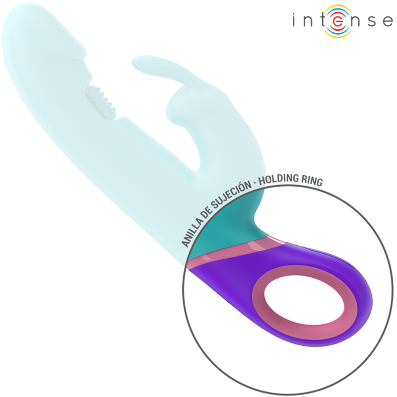 Intense Fun Intense - Monica Rabbit Vibrator With Rotating G-Spot Stimulator Blue