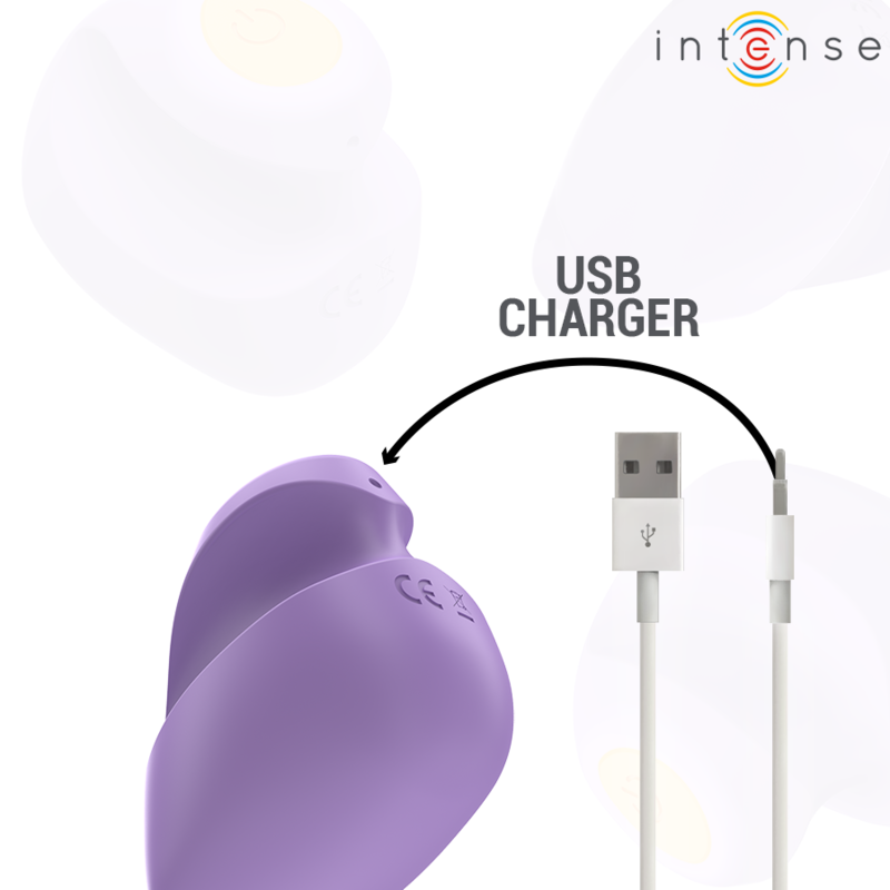 Intense Fun Intense - Ursula Stimulator 10 Vibrations Purple