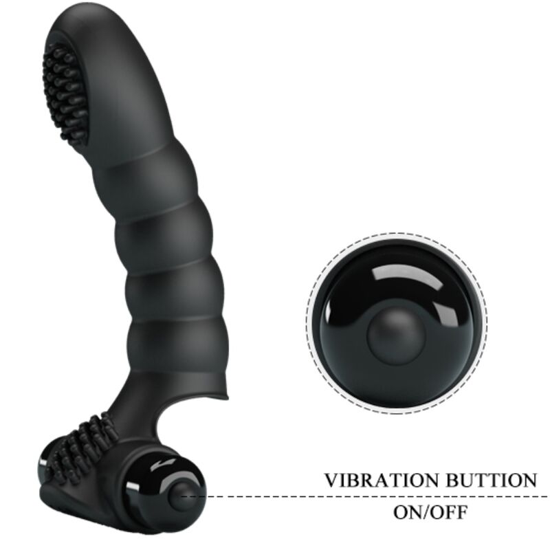 Pretty Love Alexander Finger Vibrator 10 Vibrations Black