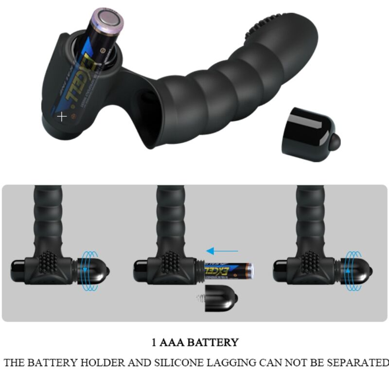 Pretty Love Alexander Finger Vibrator 10 Vibrations Black