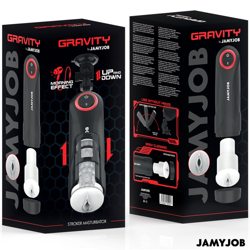 Jamyjob Gravity Automatic Vagina Masturbator 5 Thrusting Modes And Sound Effect