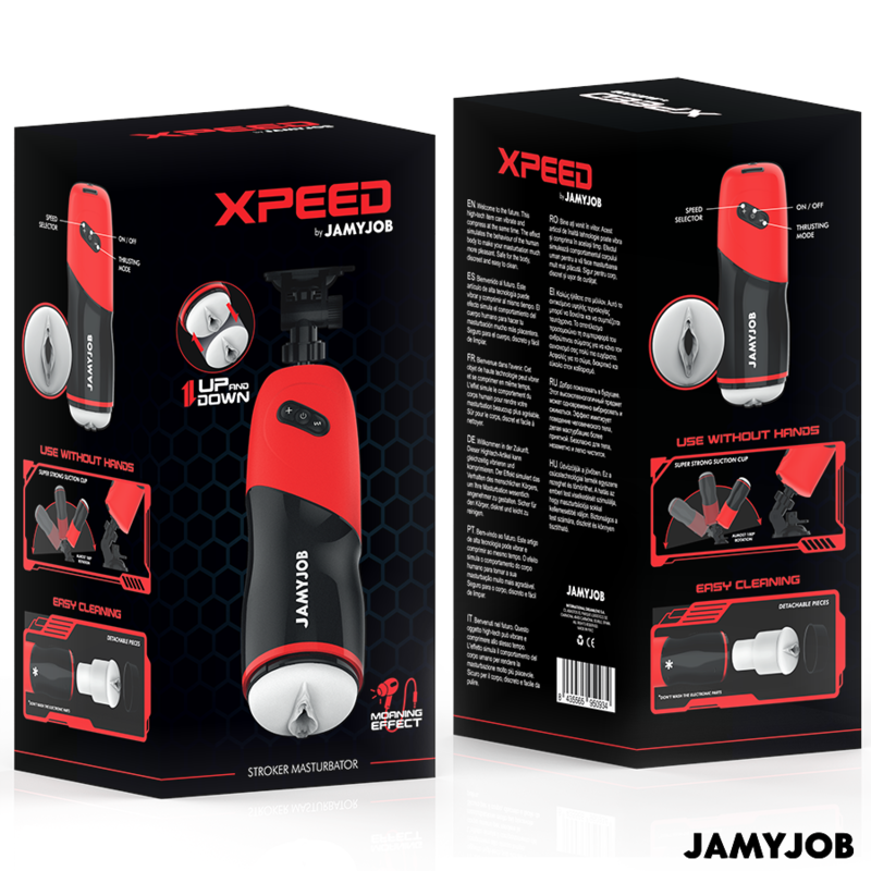 Jamyjob Xpeed Automatic Vagina Masturbator 5 Thrusting Modes And Sound Effect