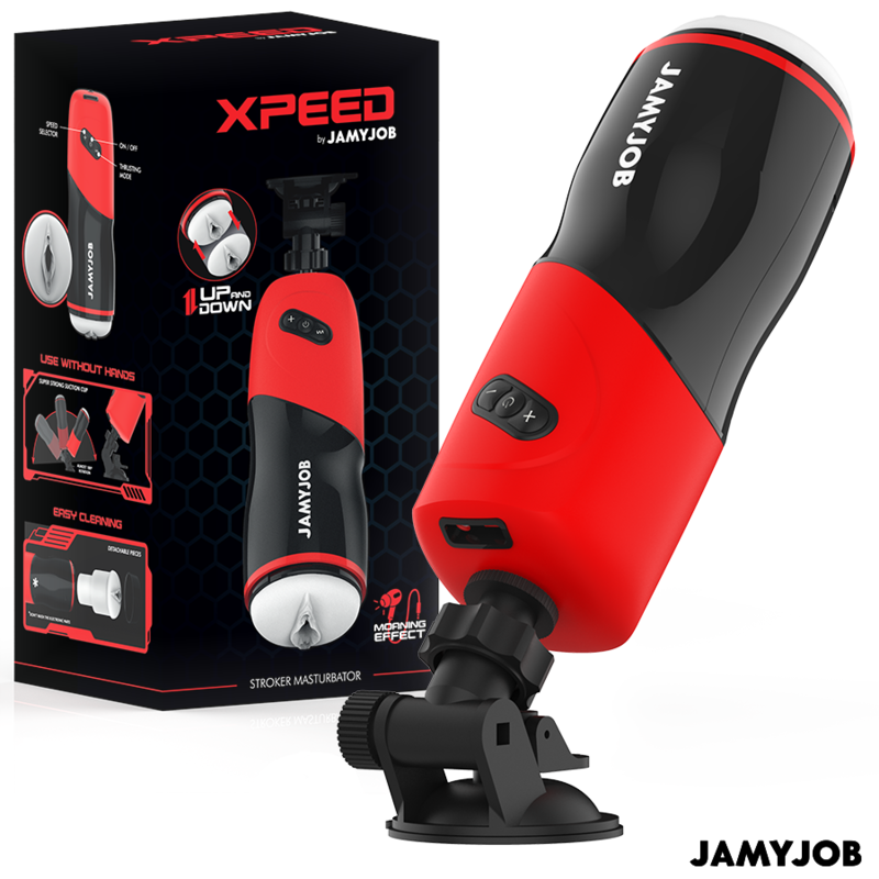 Jamyjob Xpeed Automatic Vagina Masturbator 5 Thrusting Modes And Sound Effect