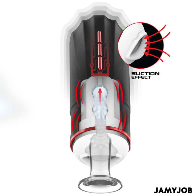 Jamyjob Megabite Automatic Mouth Masturbator 5 Suction And Vibration Modes