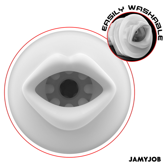 Jamyjob Megabite Automatic Mouth Masturbator 5 Suction And Vibration Modes