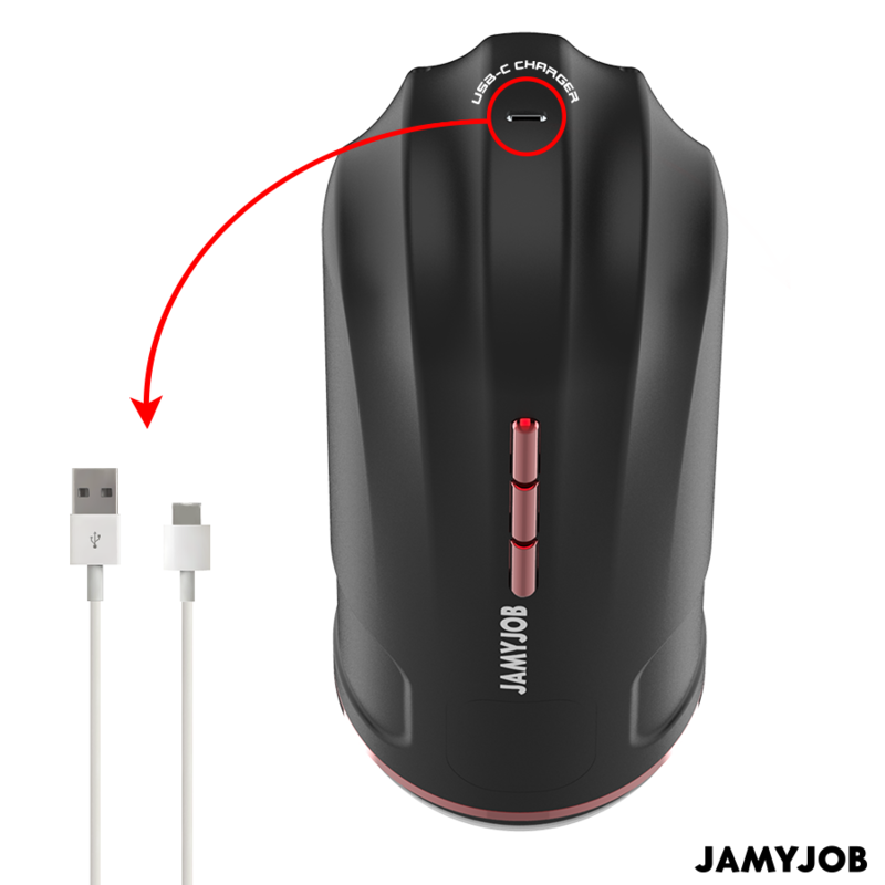 Jamyjob Megabite Automatic Mouth Masturbator 5 Suction And Vibration Modes