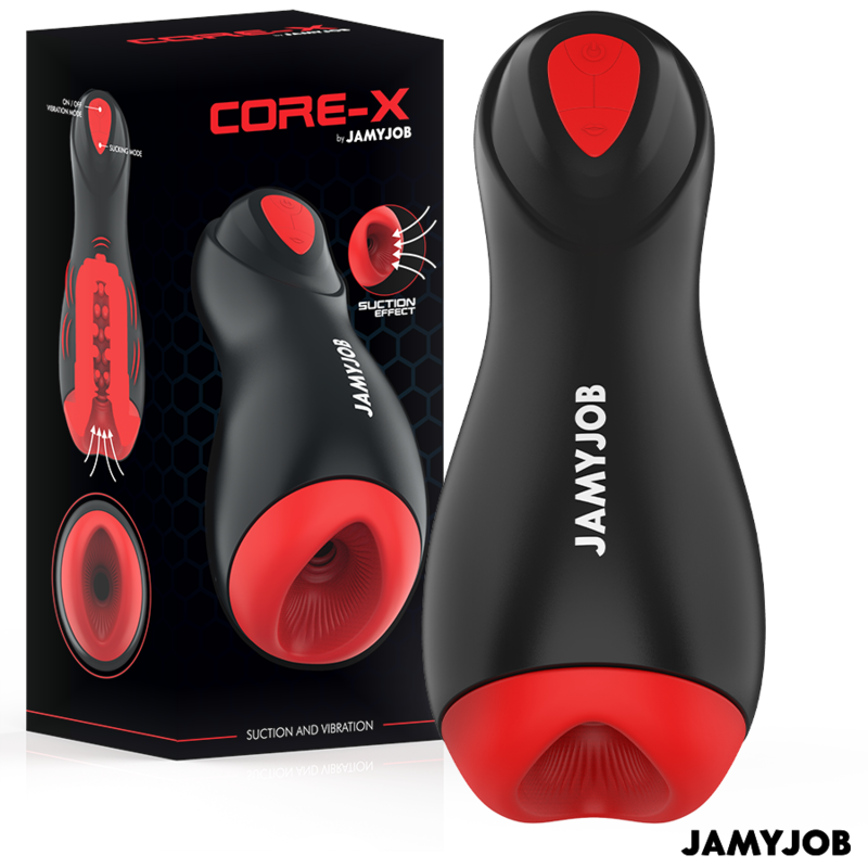 Jamyjob Core-X Automatic Masturbator 5 Suction And Vibration Modes