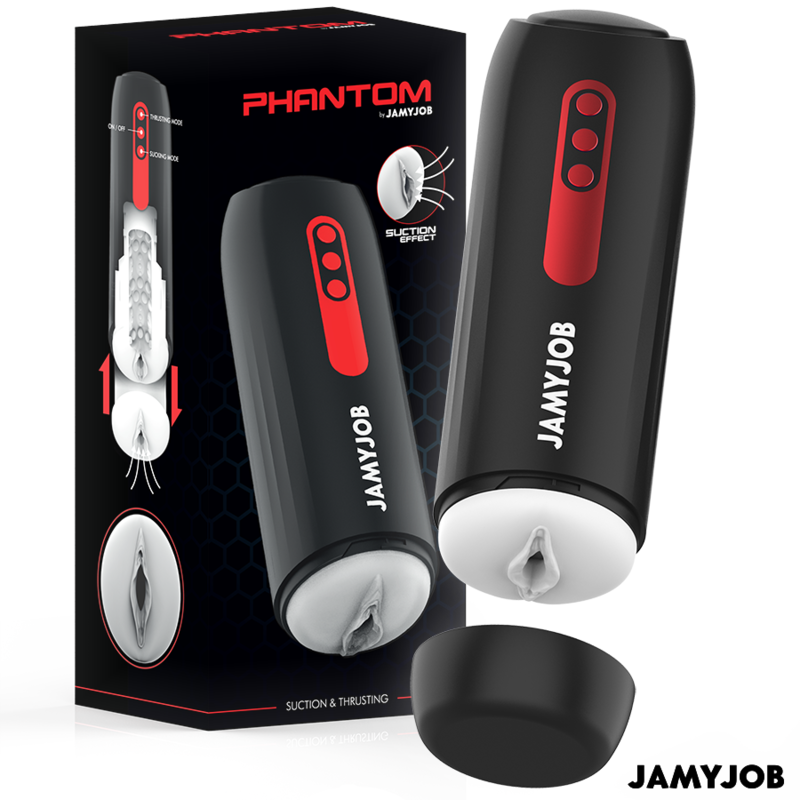 Jamyjob Phantom Automatic Vagina Masturbator 5 Suction And Thrust Modes