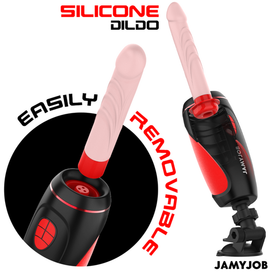 Jamyjob Pyston Base Automatic Masturbator With Remote Control Dildo