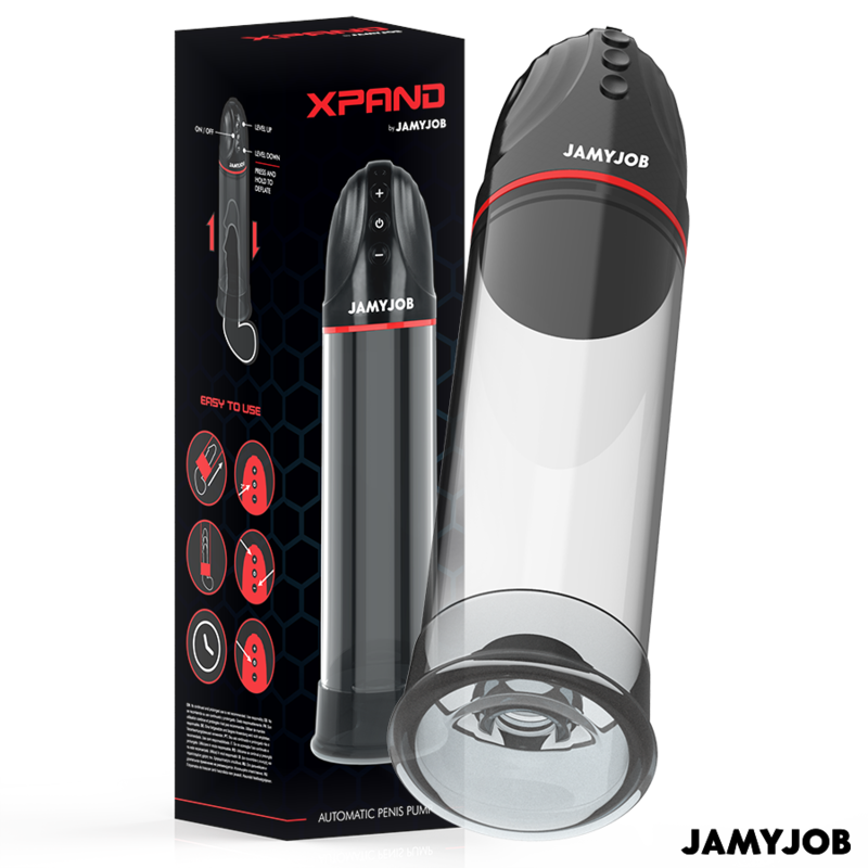 Jamyjob Xpand Automatic Pump 3 Suction Levels Grey