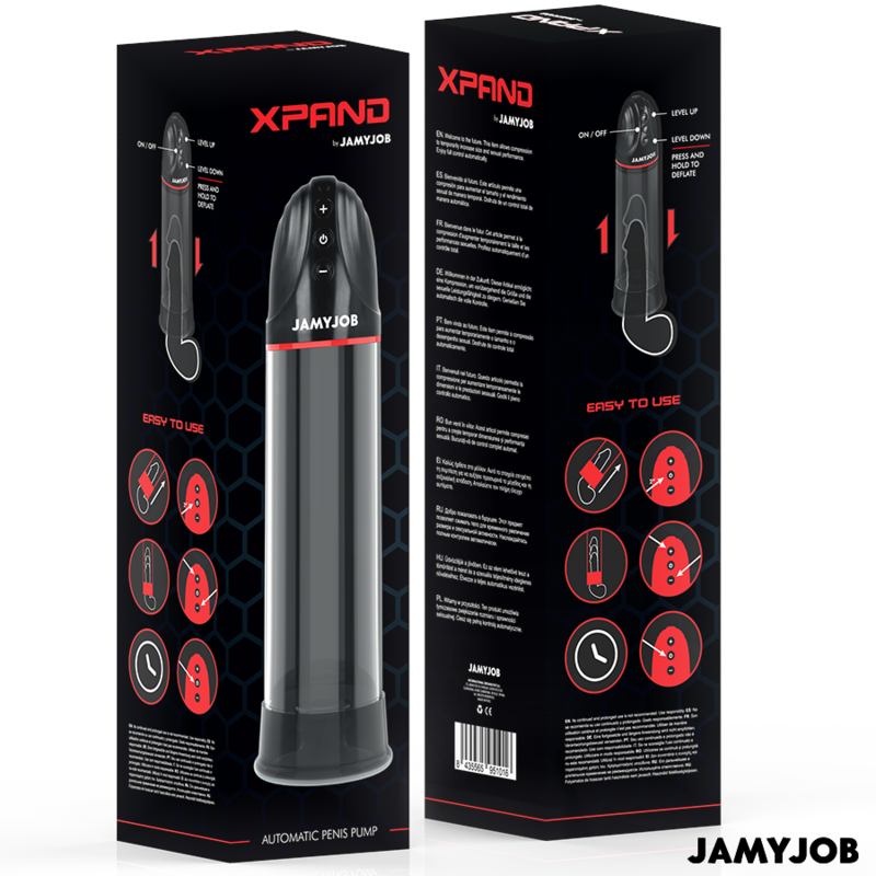Jamyjob Xpand Automatic Pump 3 Suction Levels Grey