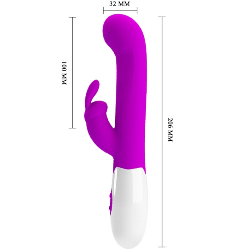 Pretty Love Centaur Vibrator Rabbit 30 Vibration Modes Purple