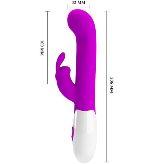 Pretty Love Centaur Vibrator Rabbit 30 Vibration Modes Purple